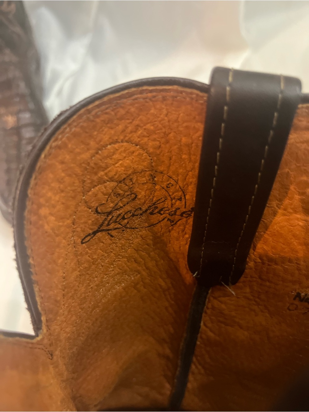 Lucchese Ultra Belly Caiman and Leather Women's 9.5 Western Cowboy Boots - Picture 4 of 13